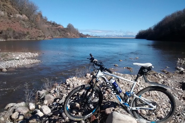 La foto del día en TodoMountainBike: "Presa del Yalde"