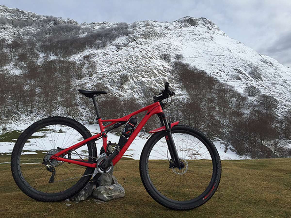 La foto del día en TodoMountainBike: "Primera nevada en Anboto"
