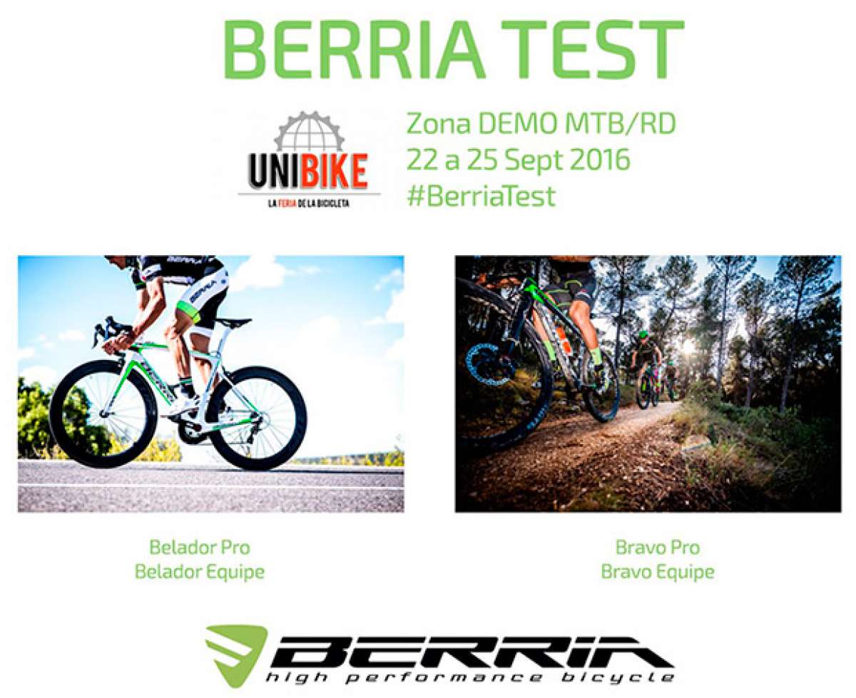 Las nuevas bicicletas de Berria Bike, a prueba en la próxima edición de Unibike