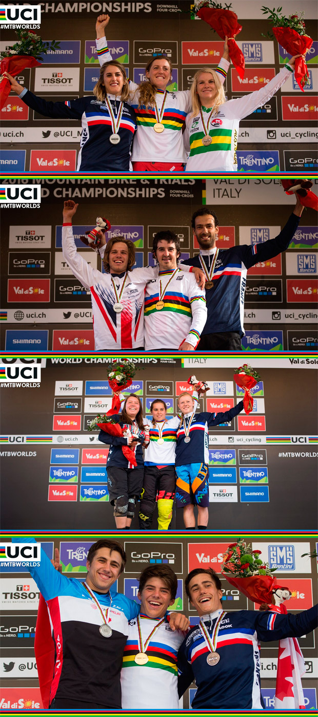 Rachel Atherton y Danny Hart, vencedores del Campeonato del Mundo UCI DHI 2016