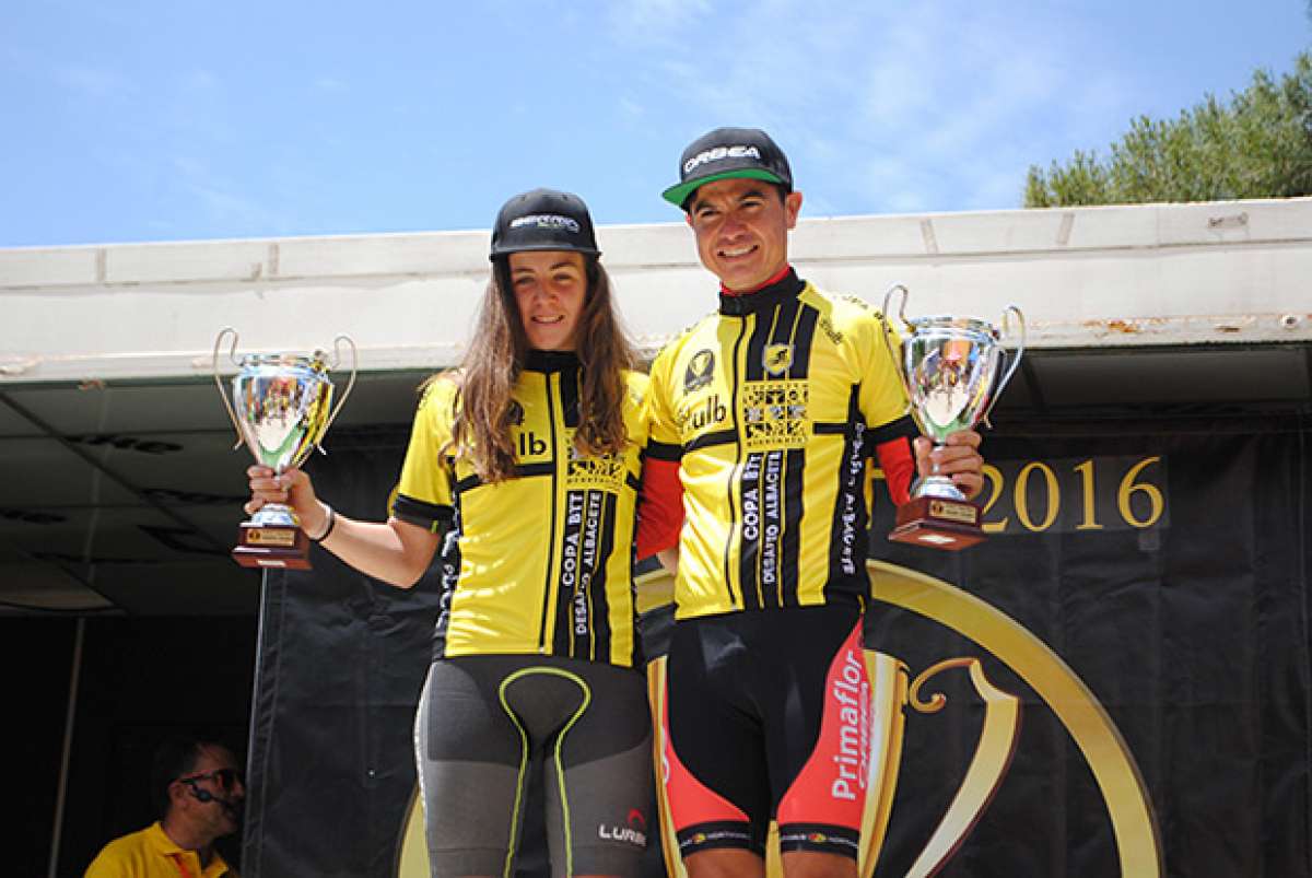 Milton Ramos y Lucía Rojas se coronan como vencedores de la III Copa BTT Desafío Albacete