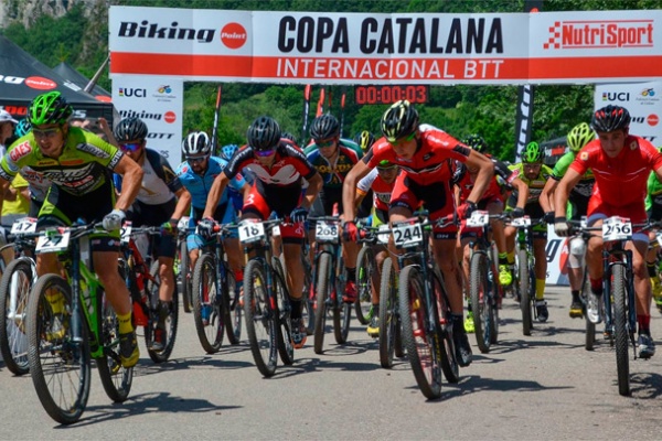 Ever Alejandro Gómez y Sara Gay, vencedores de la Copa Catalana Internacional BTT Biking Point 2016