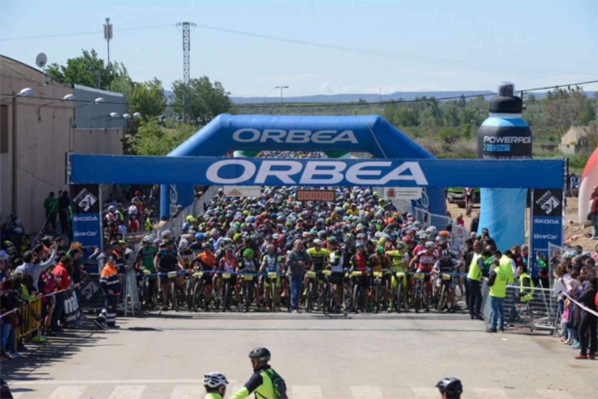 Orbea Monegros 2016: Ocho mil ciclistas inundan Sariñena