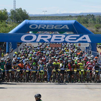 Orbea Monegros 2016: Ocho mil ciclistas inundan Sariñena