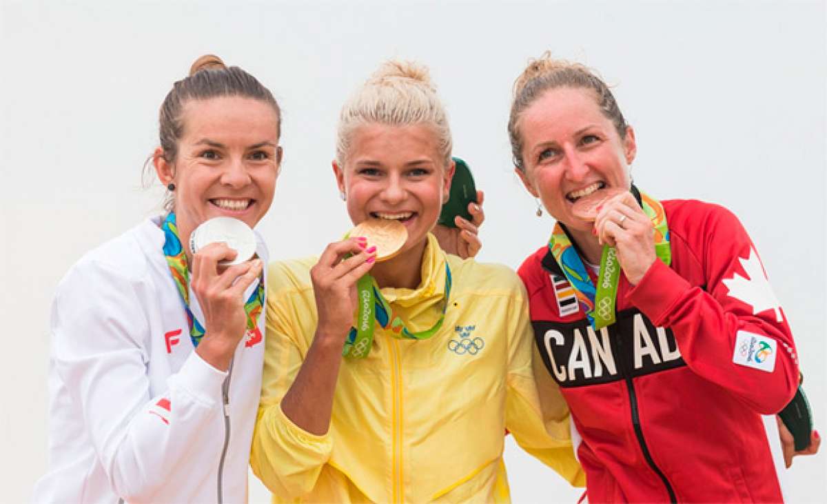 Jenny Rissveds, medalla de oro en la prueba XCO de los JJ.OO. de Río