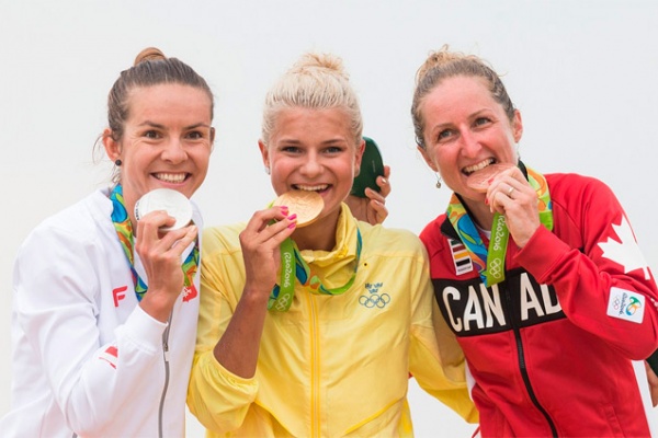 Jenny Rissveds, medalla de oro en la prueba XCO de los JJ.OO. de Río