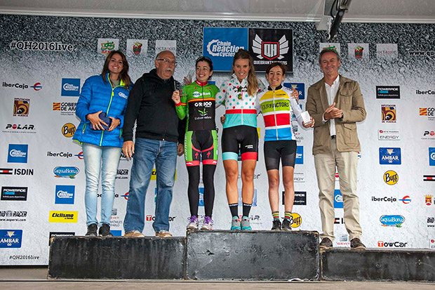 Ramón Sagués y Clàudia Galicia, vencedores de la Quebrantahuesos MTB 2016