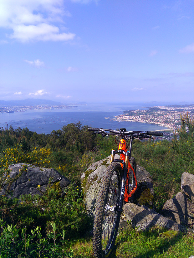 La foto del día en TodoMountainBike: "Ría de Vigo"