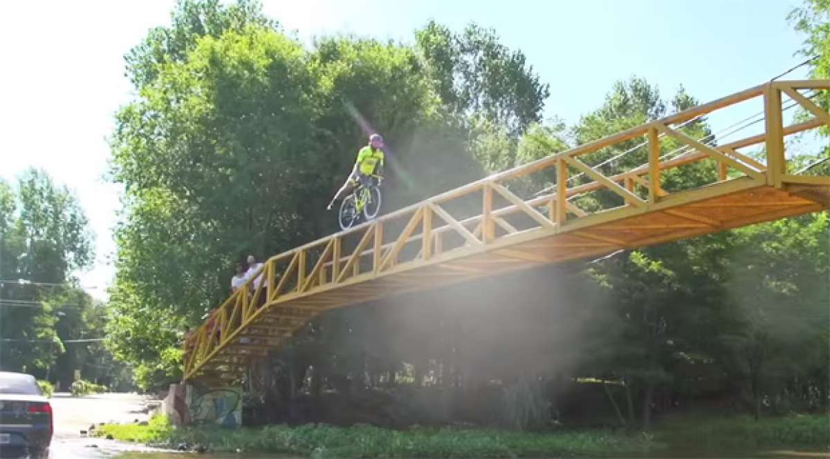 Vittorio Brumotti, el 'showman' encargado de amenizar las etapas del Tour de San Luis 2016 (Argentina)