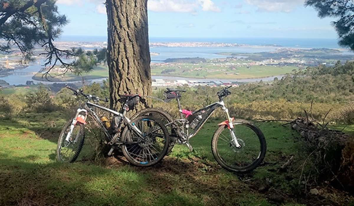 La foto del día en TodoMountainBike: 'Socabarga, con vistas a Santander'