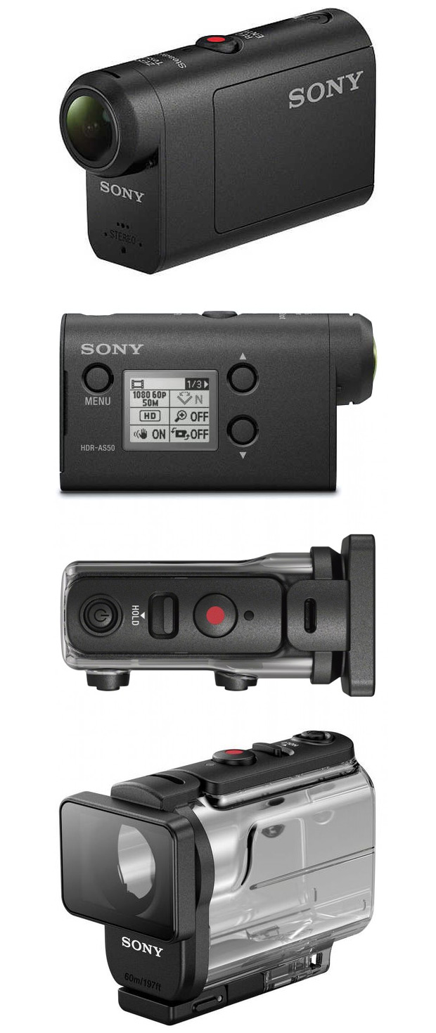 Sony HDR-AS50, la nueva cámara de acción del gigante nipón