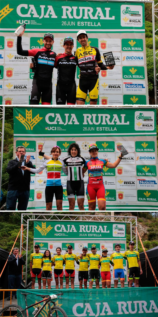 Carlos Coloma y Áurea Ruiz, vencedores del Superprestigio Caja Rural MTB 2016