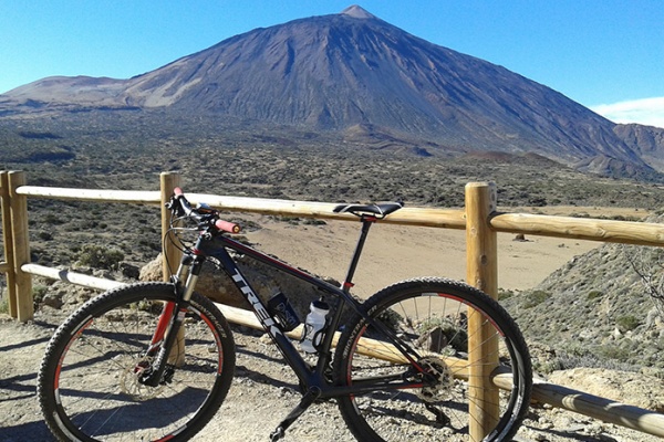 La foto del día en TodoMountainBike: "Vista del Teide desde La Fortaleza"