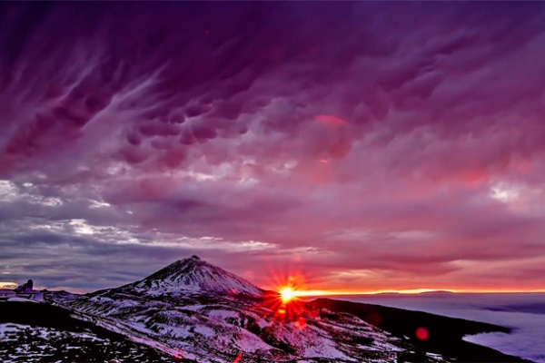 Espectacular "Time-Lapse" del Teide: Laboratorio de nubes