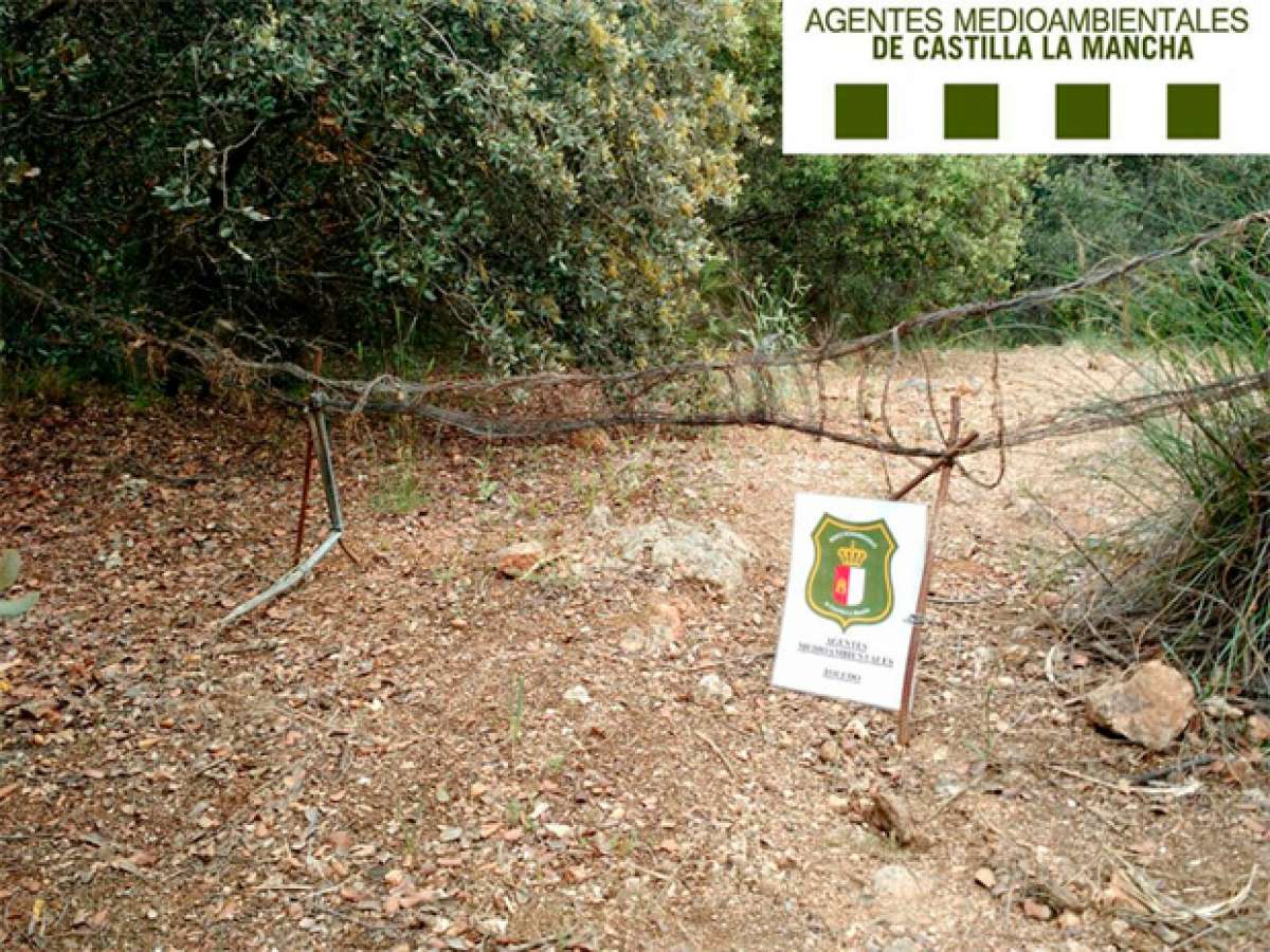 Desarticuladas multitud de trampas para ciclistas en los Montes de Toledo