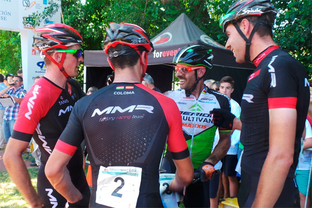 Triplete del MMR Factory Racing en el Campeonato de España XCO de Maceda