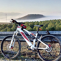 La foto del día en TodoMountainBike: "En la Vía Verde del Eresma"