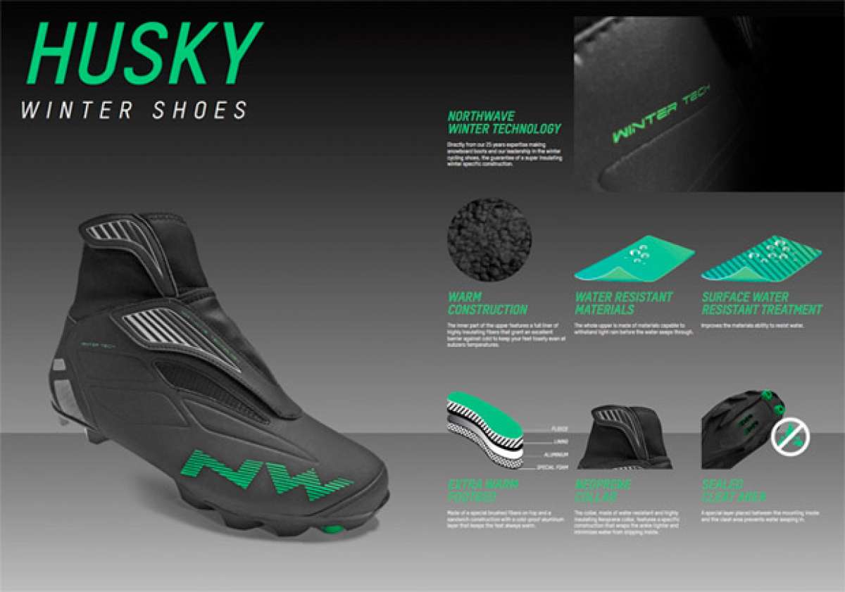 En TodoMountainBike: Northwave Husky, unas zapatillas invernales para ciclistas de precio competitivo