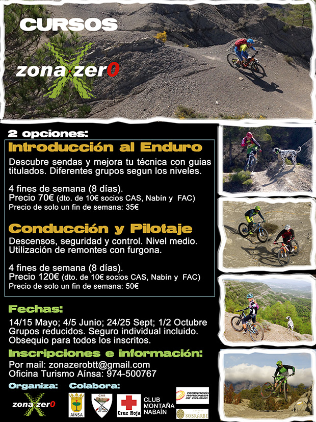 Nuevos cursos de Zona Zero para los amantes del Enduro