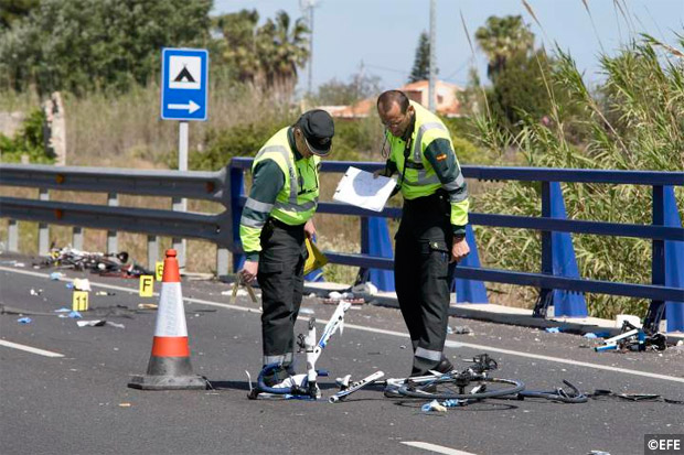 En TodoMountainBike: Lección básica de seguridad vial: drogas + alcohol + coche = ciclistas muertos