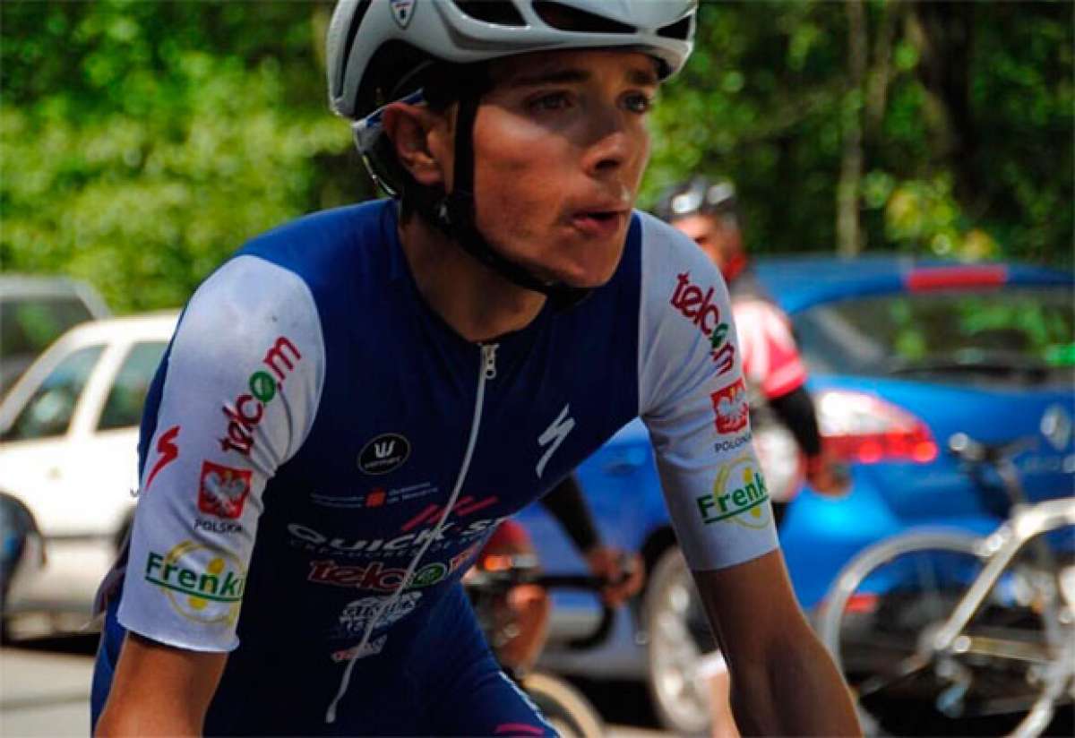 En TodoMountainBike: Ander del Castaño, ciclista del Quick Step-Telco'm-Gimex, en la UCI tras ser atropellado en Bizkaia