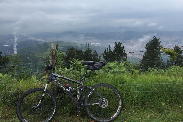 La foto del día en TodoMountainBike: "Anillo Verde de Bilbao"