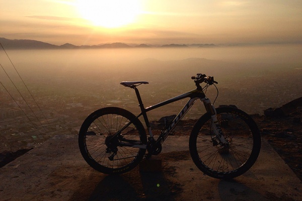 La foto del día en TodoMountainBike: "Antenas del Morro Solar"