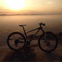 La foto del día en TodoMountainBike: "Antenas del Morro Solar"