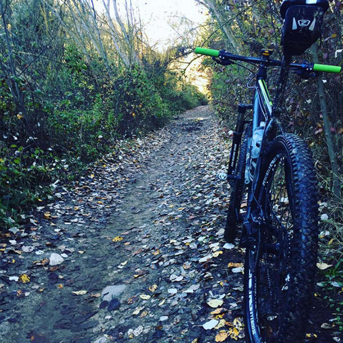 En TodoMountainBike: La foto del día en TodoMountainBike: 'Atardecer en el Llano de la Perdiz'