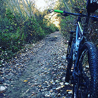 La foto del día en TodoMountainBike: "Atardecer en el Llano de la Perdiz"