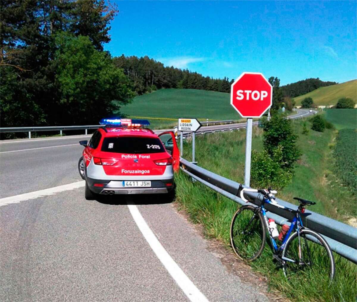 En TodoMountainBike: Un ciclista herido en Navarra al ser atropellado por (otra más) conductora con positivo en alcohol