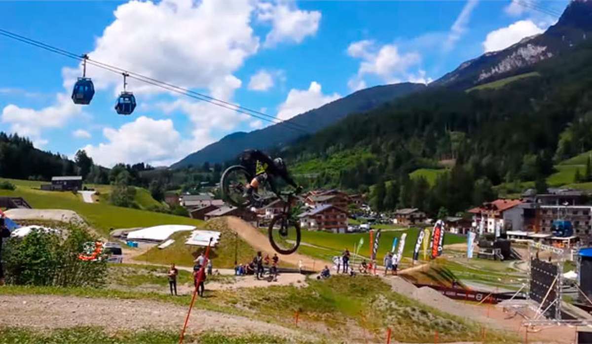 En TodoMountainBike: La horrible caída de Rémi Thirion en la Copa del Mundo DHI 2017 de Leogang