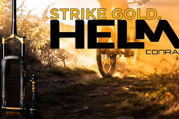 Edición limitada en color negro y dorado para la horquilla Cane Creek Helm