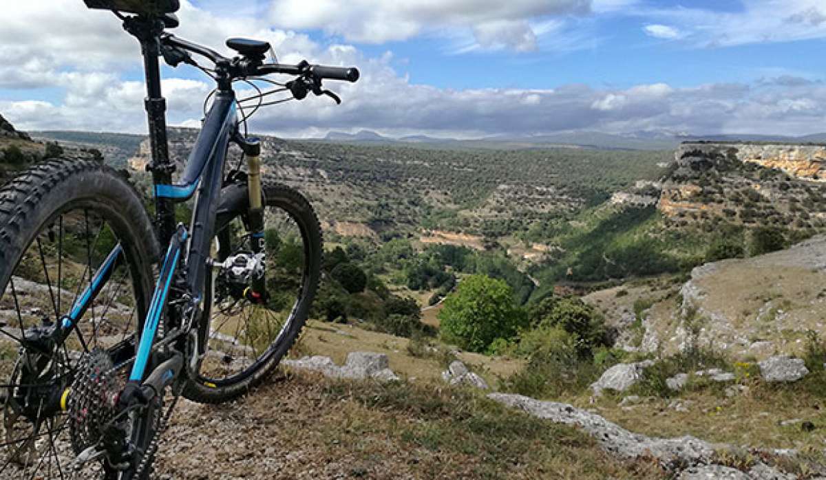 La foto del día en TodoMountainBike: "Cañones de Ebro"
