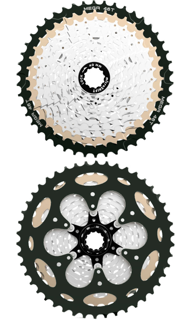 En TodoMountainBike: Máximo desarrollo para transmisiones monoplato de 11 velocidades con el cassette microSHIFT MEGA 46T