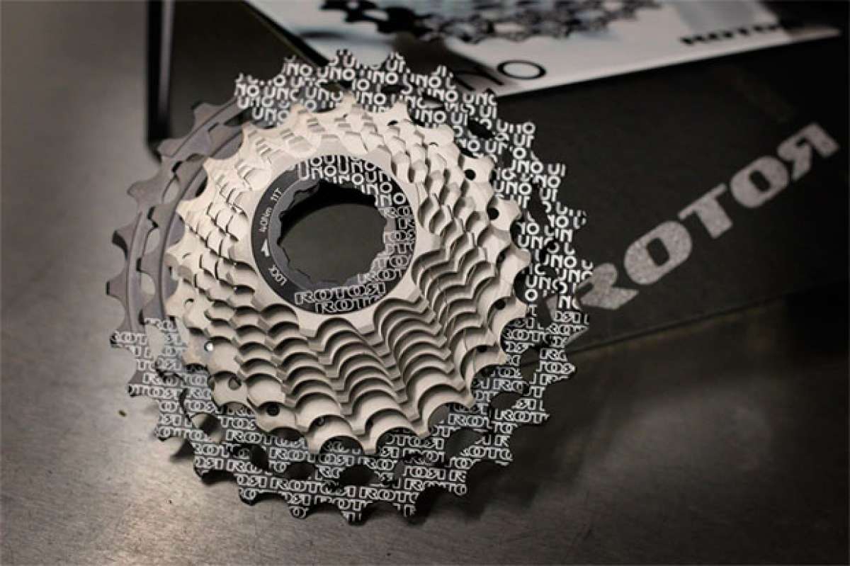 En TodoMountainBike: Cassette ROTOR UNO, ligereza y fiabilidad para bicicletas de carretera, triatlón y ciclocross