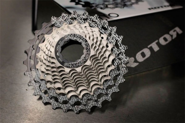 Cassette ROTOR UNO, ligereza y fiabilidad para bicicletas de carretera, triatlón y ciclocross