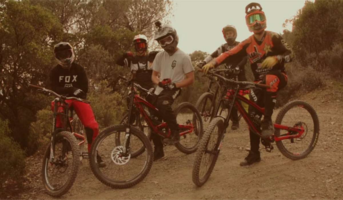 'Catalocos', rodando en Osor (Girona) con los hermanos Lacondeguy, Erik Irmisch, Adolf Silva y Bienvenido Aguado