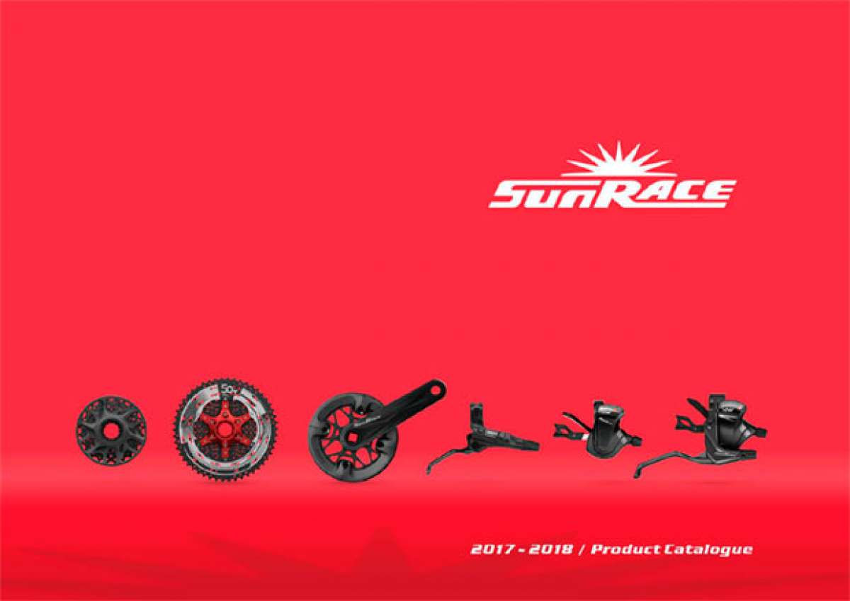 Catálogo de SunRace 2018. Toda la gama de componentes SunRace para la temporada 2018