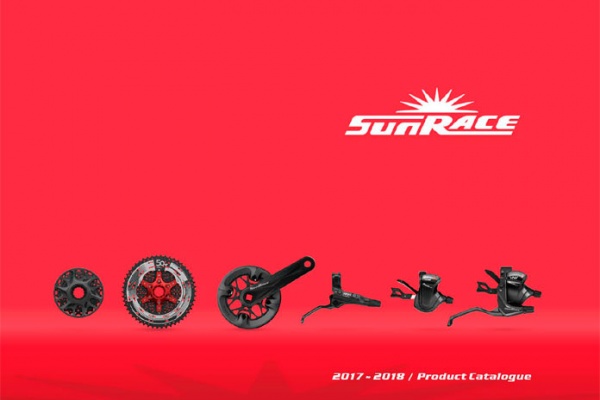 Catálogo de SunRace 2018. Toda la gama de componentes SunRace para la temporada 2018