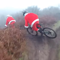 Christmas Carnage: caídas de Mountain Bike a ritmo de música de Navidad