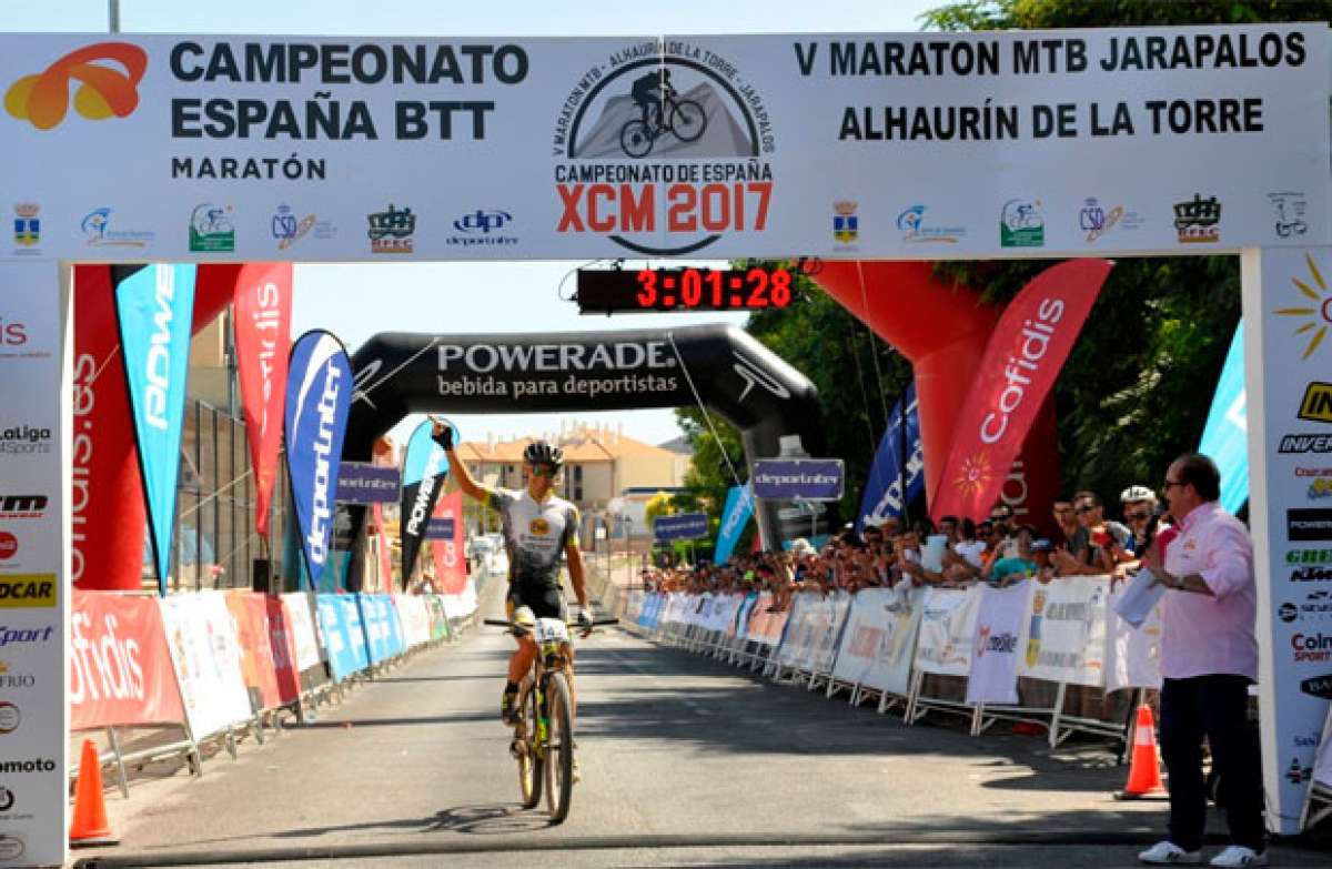 En TodoMountainBike: Ismael Ventura y Natalia Fischer, vencedores del Campeonato de España XCM 2017