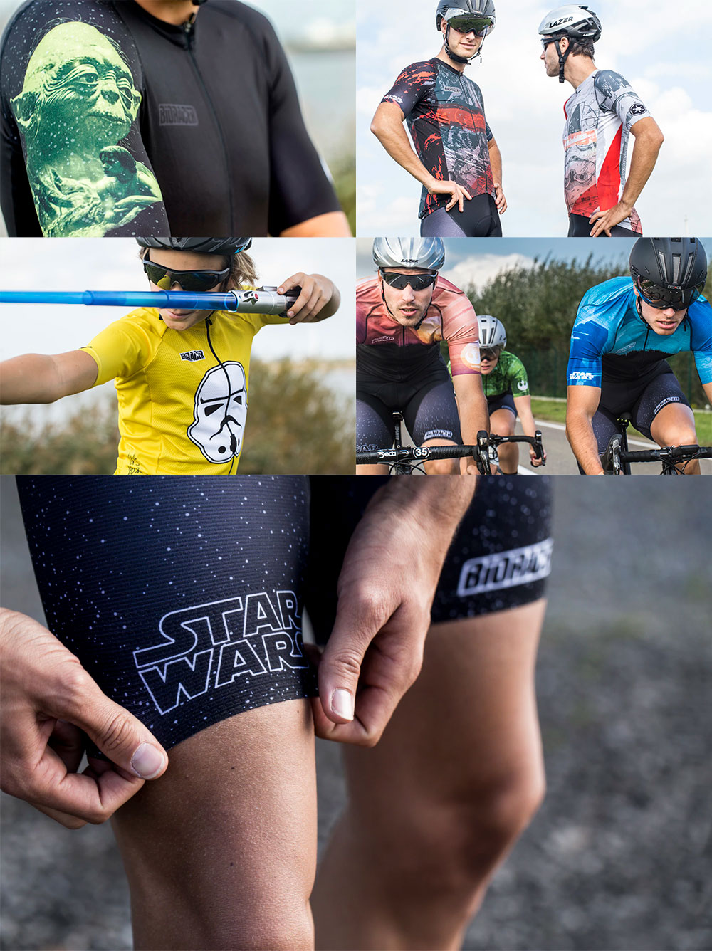 En TodoMountainBike: Bioracer y Disney lanzan una completa colección de ropa ciclista inspirada en Star Wars