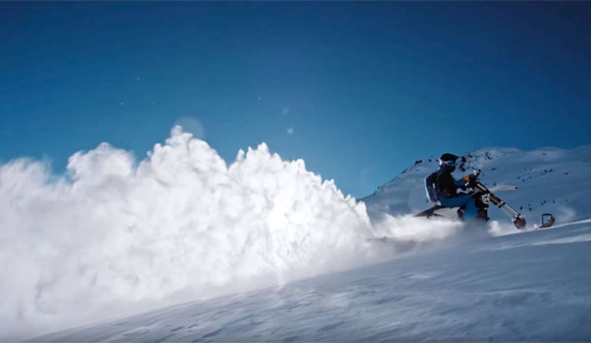 En TodoMountainBike: Freeride 'supervitaminado' con Darren Berrecloth, una Snow Bike y nieve, mucha nieve