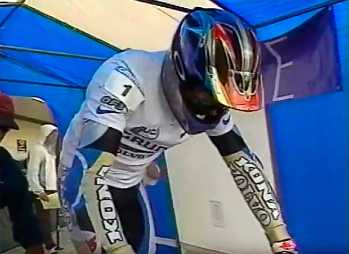 En TodoMountainBike: Así ganó Tomi Misser la Copa del Mundo DHI de 1996 disputada en Mont-Sainte-Anne