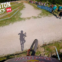 El descenso (en primera persona) de Rachel Atherton en la Copa del Mundo DHI 2017 de Val di Sole