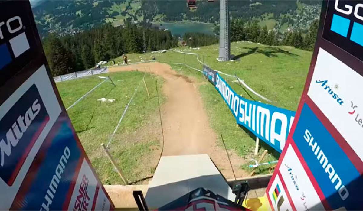 Reconociendo el circuito de la Copa del Mundo DHI 2017 de Lenzerheide con Greg Minnaar