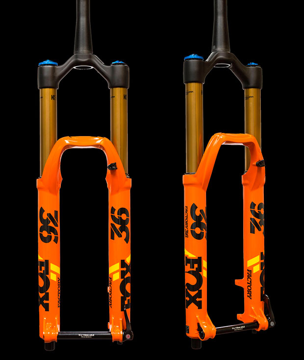 En TodoMountainBike: Serie limitada en color naranja para las horquillas FOX Factory 36 Float de 2018