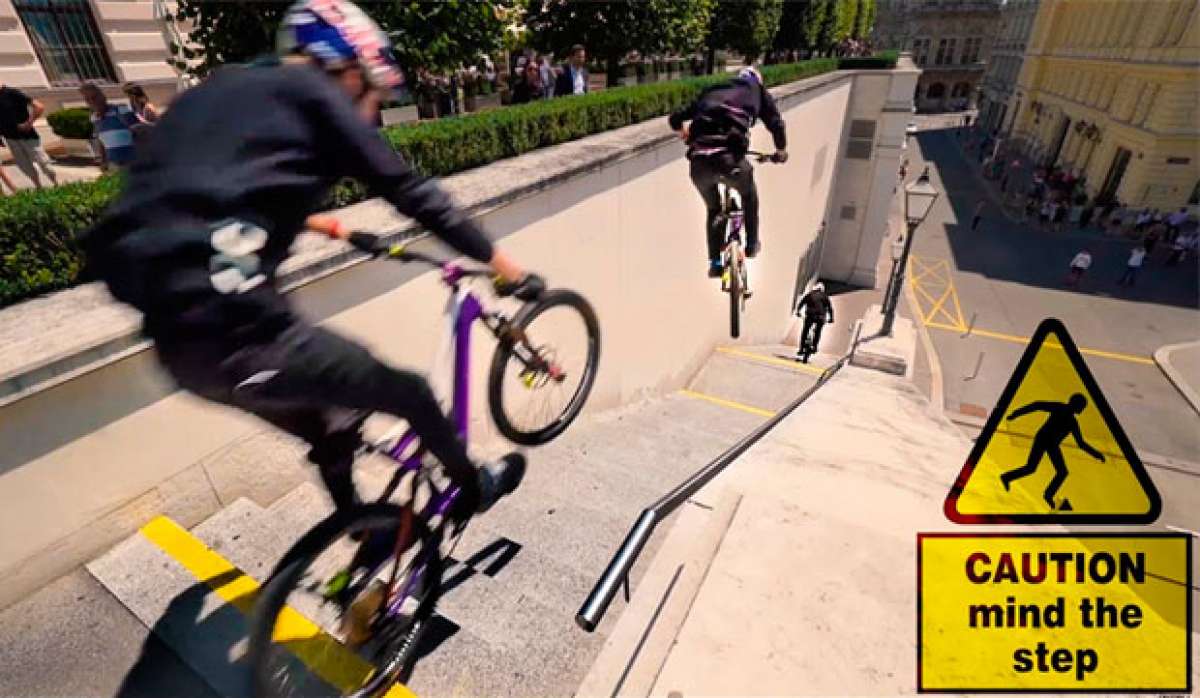 En TodoMountainBike: Detrás de las cámaras: así se grabó la espectacular sesión de Freeride urbano de Fabio Wibmer por las calles de Viena