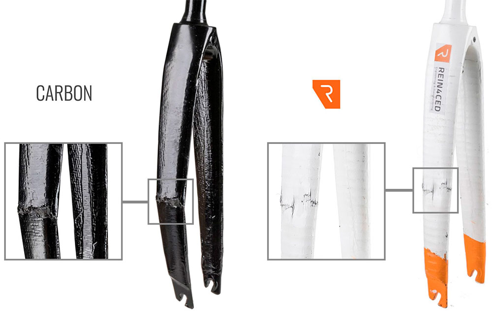 En TodoMountainBike: Cuadros y componentes más resistentes con la fibra híbrida de carbono y acero de Rein4ced